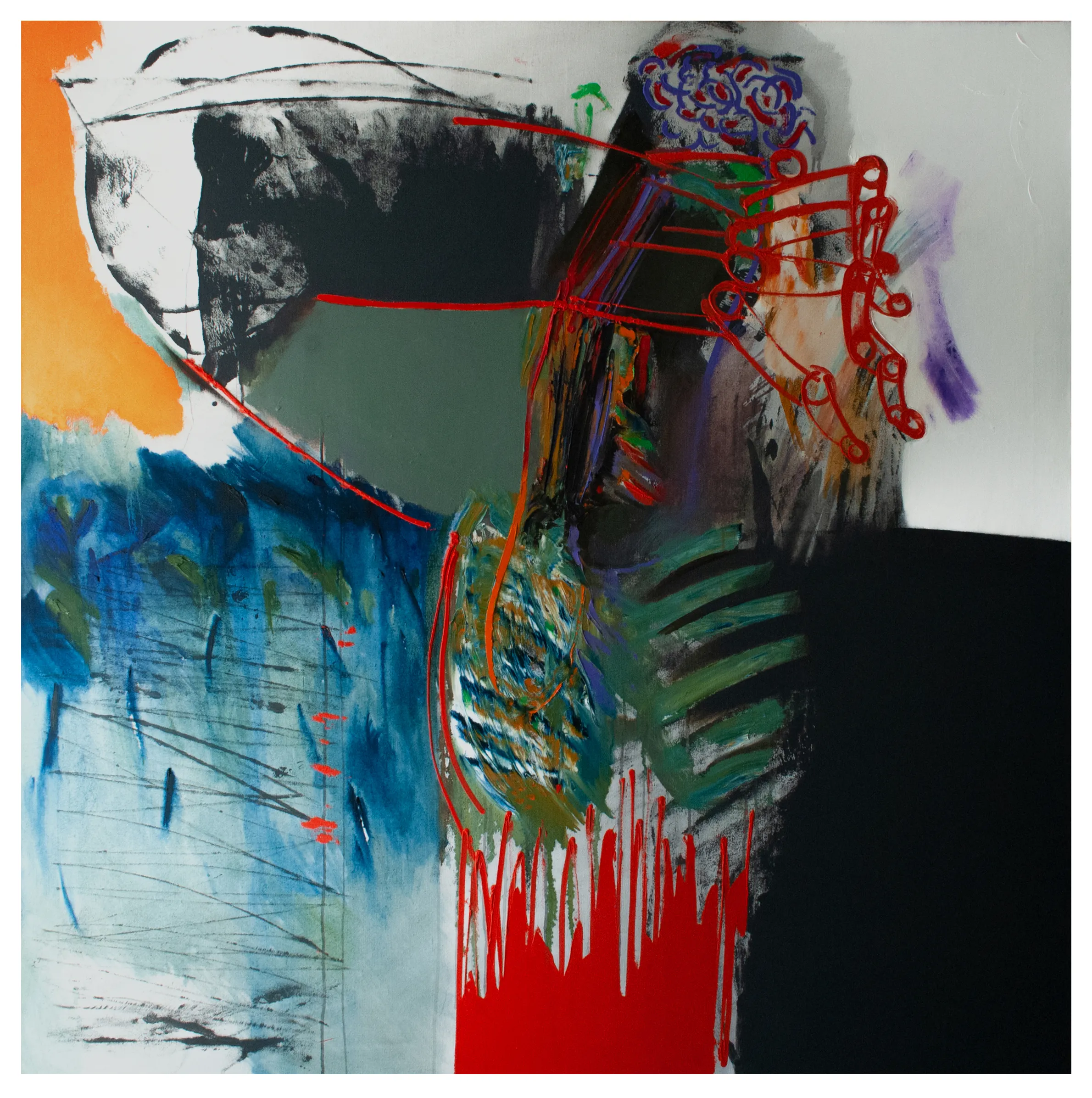 Зображення "хрест" від євген григор'єв, матеріали: Полотно, олія, медіум: Живопис, місто: Львів, серія: "Левітація", ціна: €1200