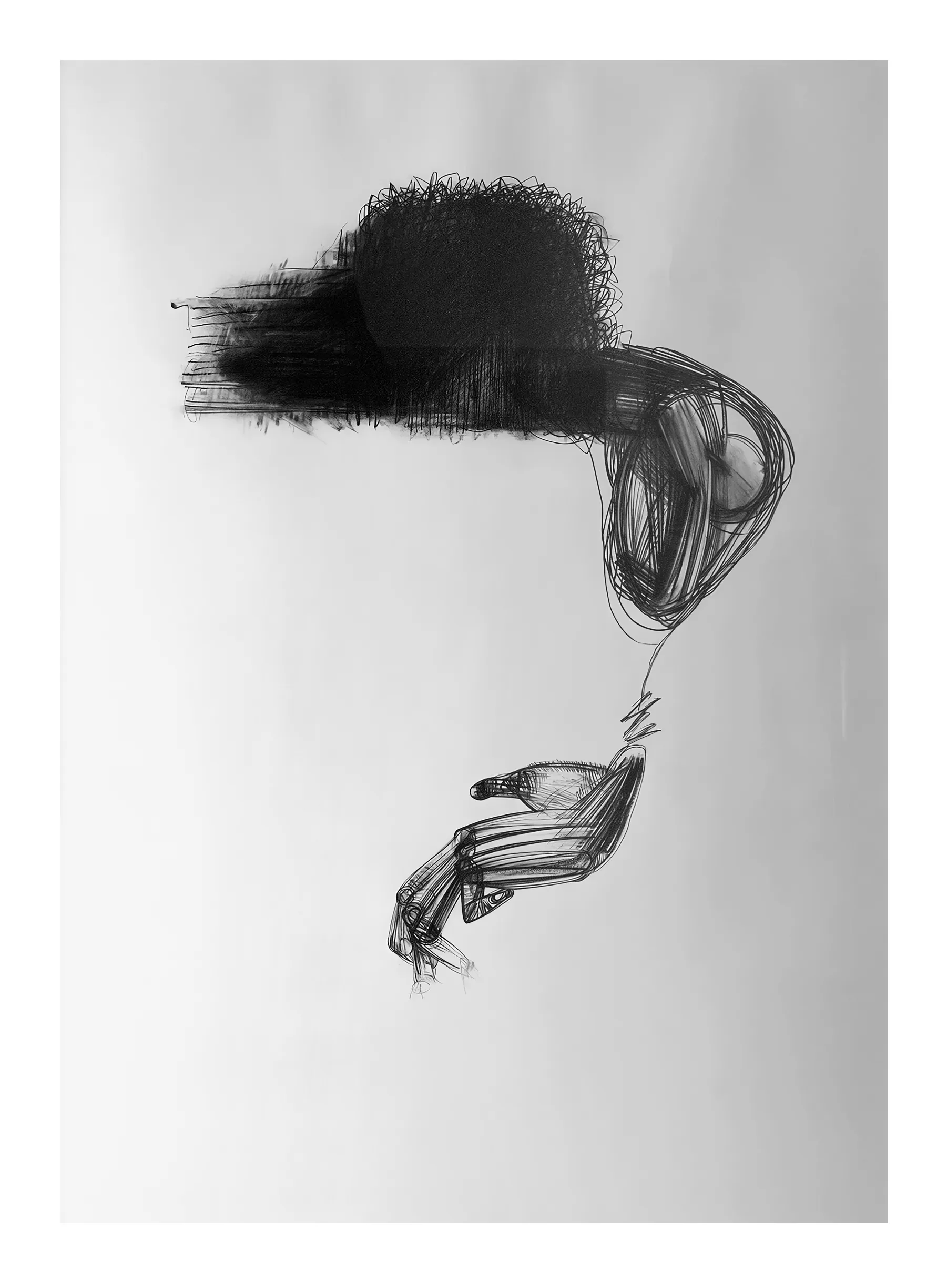 Зображення "88" від євген григор'єв, матеріали: папір, графіт, кольорові олівці, медіум: Графіка, місто: Львів, серія: "Приземлення", ціна: €700