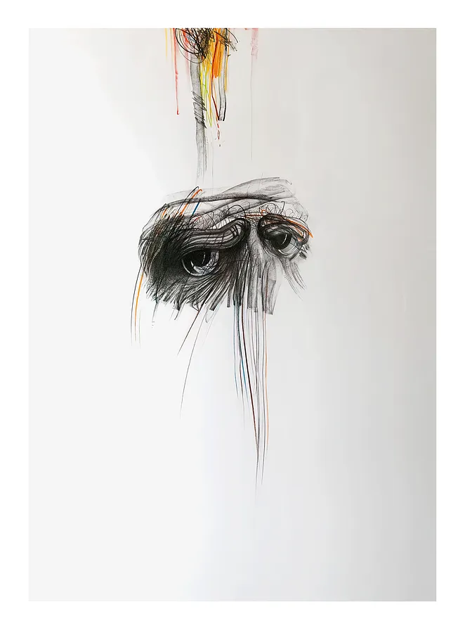 Зображення "89" від євген григор'єв, матеріали: папір, графіт, кольорові олівці, медіум: Графіка, місто: Львів, серія: "Приземлення", ціна: €700