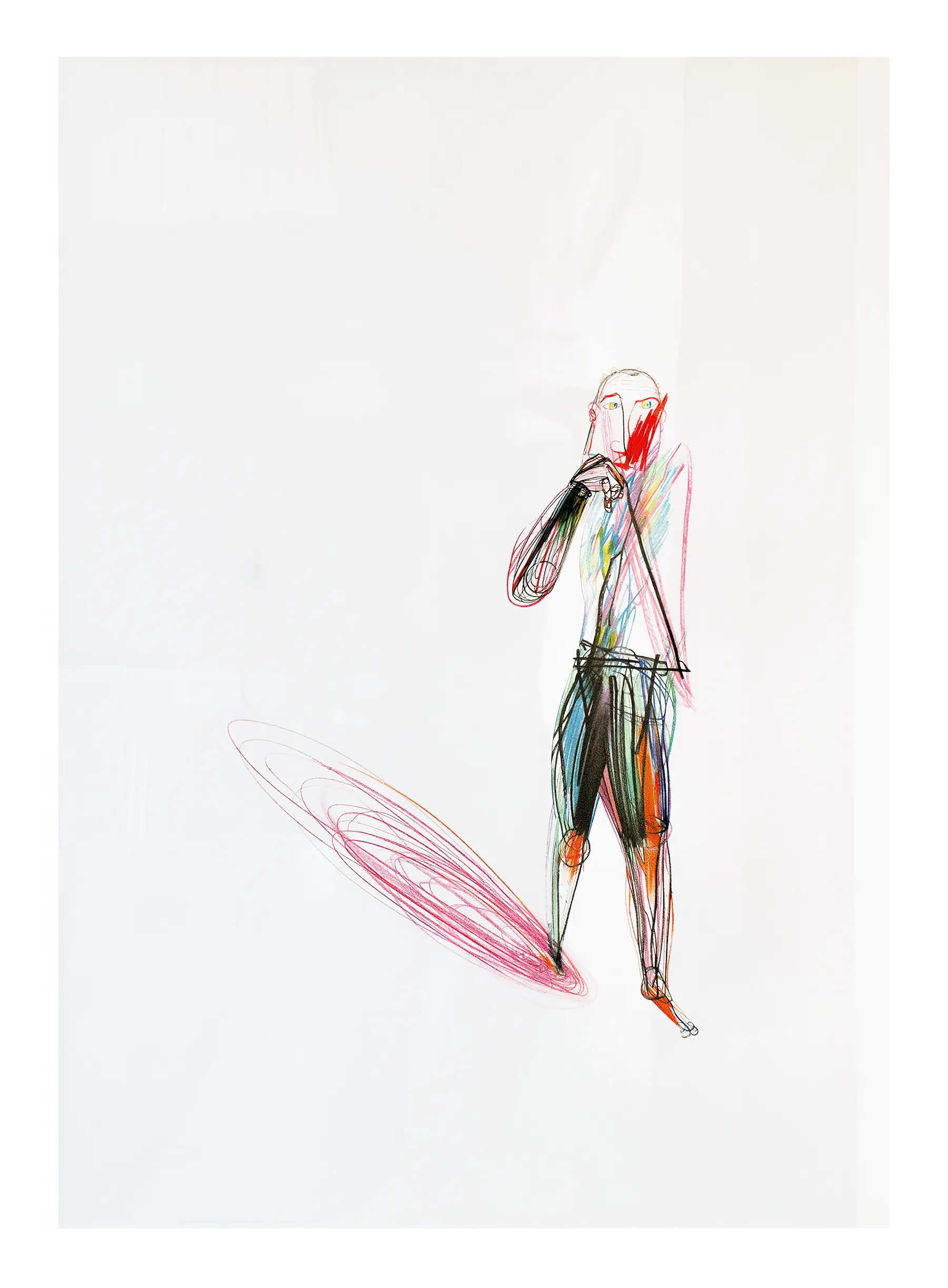 Зображення "92" від євген григор'єв, матеріали: папір, графіт, кольорові олівці, медіум: Графіка, місто: Львів, серія: "Приземлення", ціна: €700