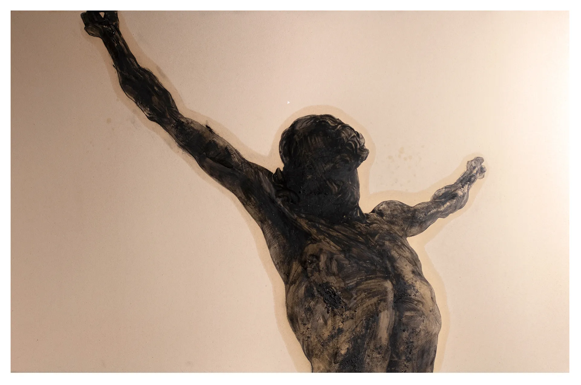 Зображення "4" від євген григор'єв, матеріали: папір, графіт, олія, медіум: Графіка, місто: Львів, серія: "Посмішка розіп'ятої людини", ціна: €700