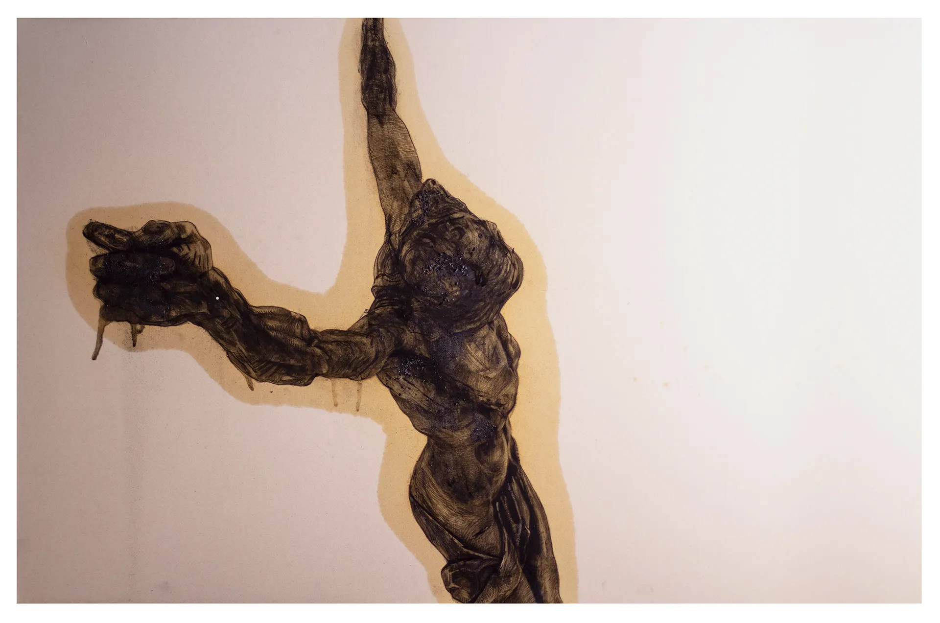 Зображення "7" від євген григор'єв, матеріали: папір, графіт, олія, медіум: Графіка, місто: Львів, серія: "Посмішка розіп'ятої людини", ціна: €700