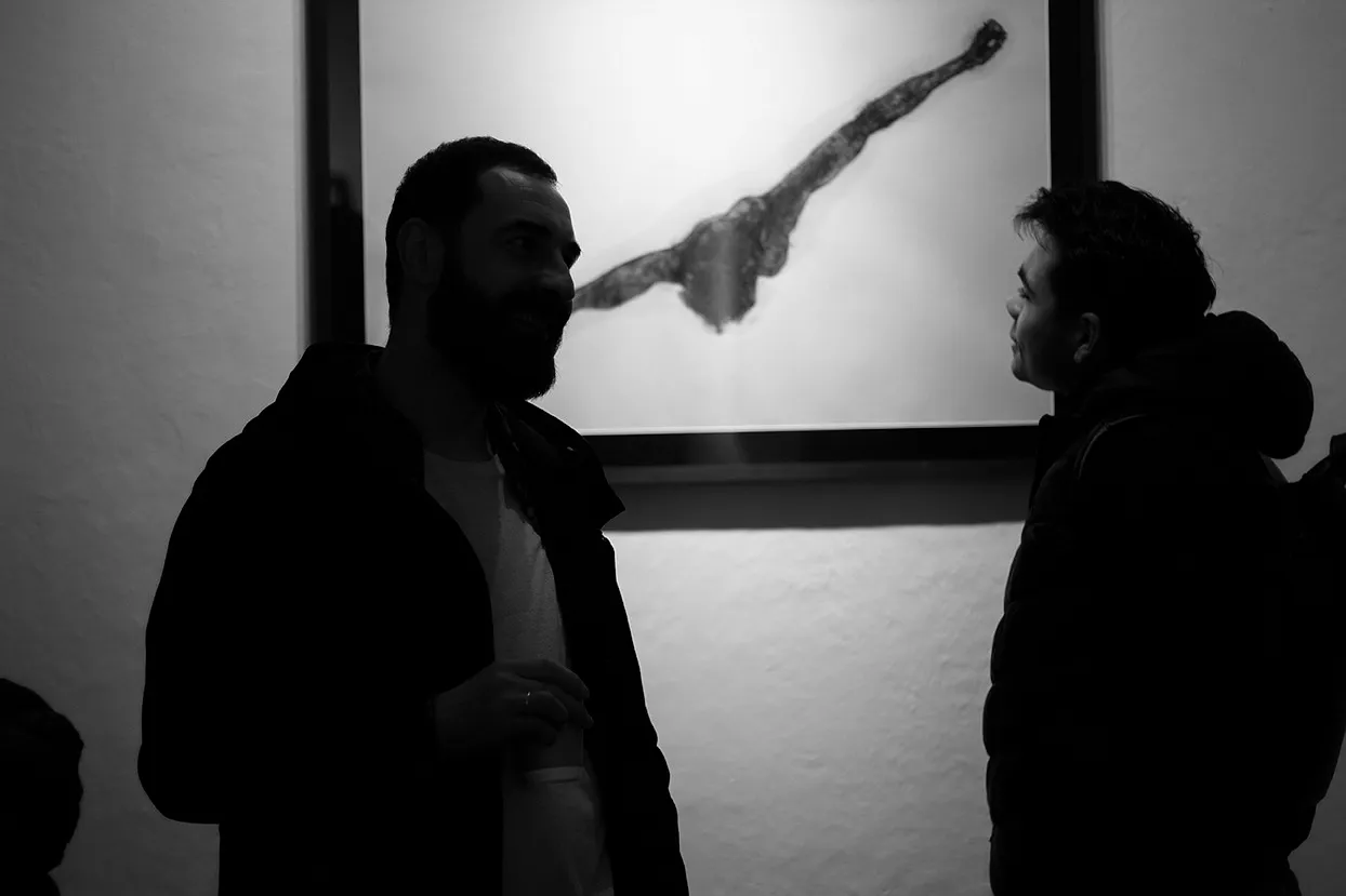 Обкладинка проєкту "Посмішка розіп'ятої людини" від євген григор'єв, проєкт типу Виставки, базується у Галерея "Світло" м. Львів, вул. Валова, буд. 19, створено у 05.02.2026