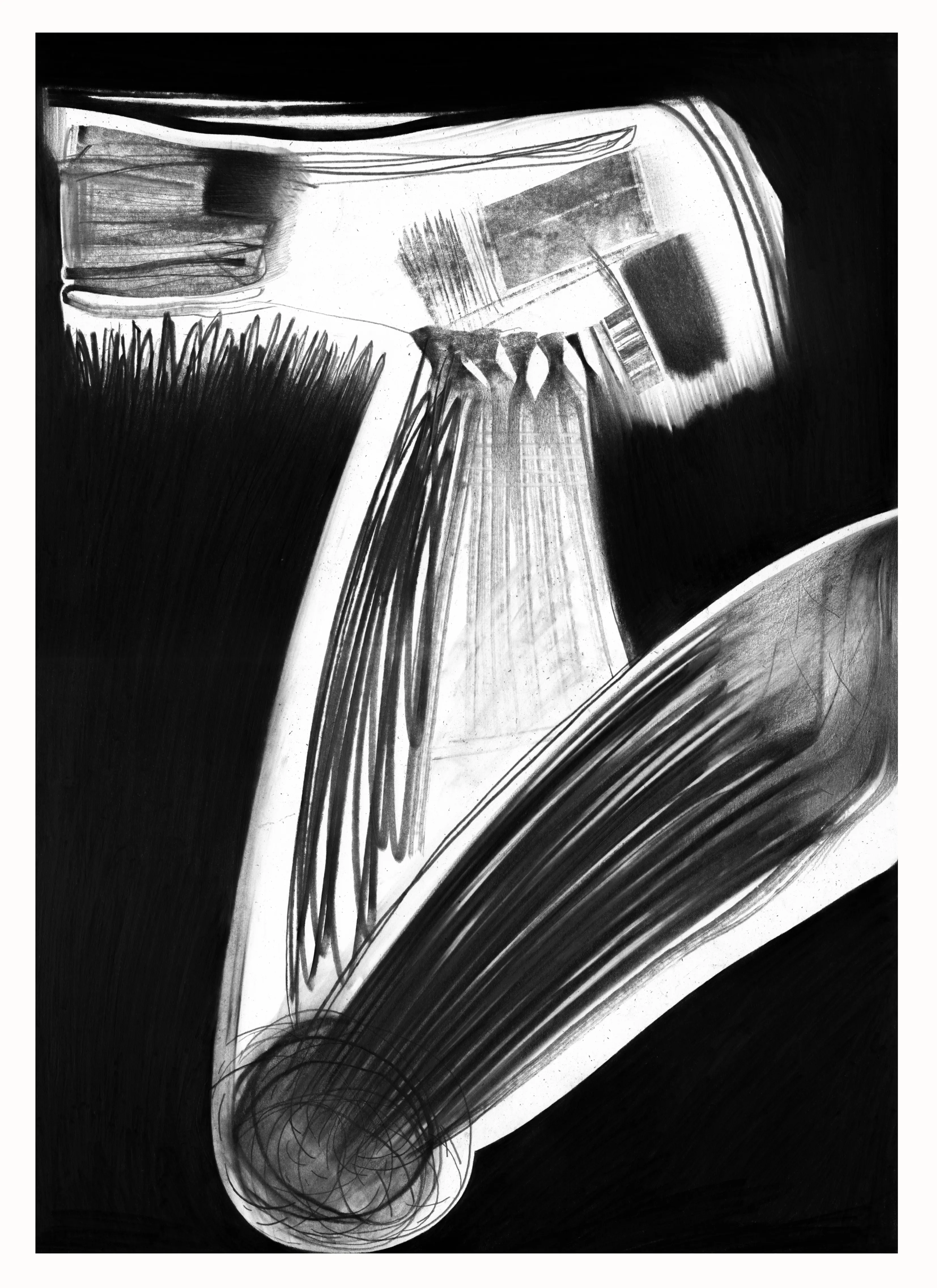 Зображення "Паверліфтинг" від євген григор'єв, розмір: А3, матеріали: папір, графіт, медіум: Графіка, місто: Львів, серія: "Чорне,сіре, біле", ціна: €300