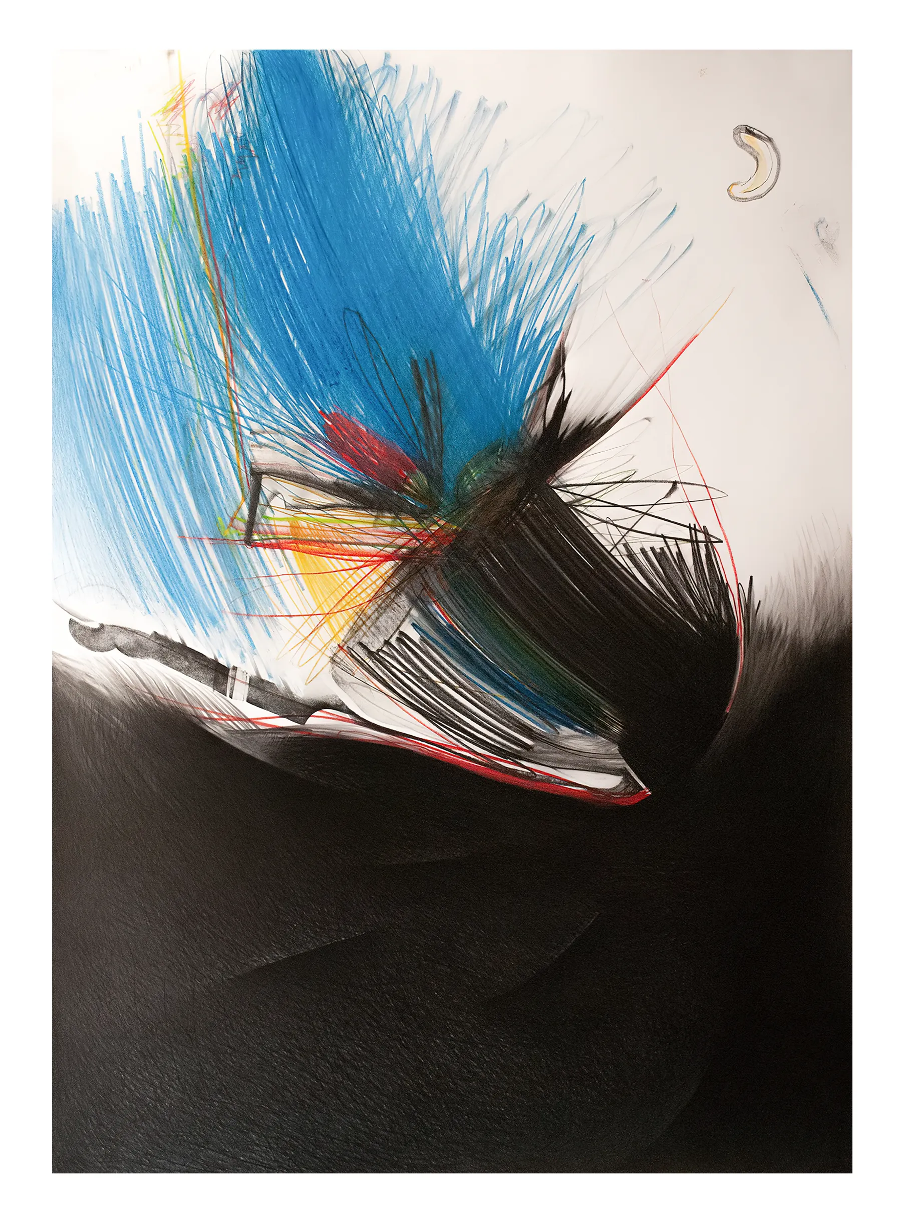 Зображення "Strawberry" від євген григор'єв, матеріали: папір, графіт, кольорові олівці, медіум: Графіка, місто: Львів, серія: "Приземлення", ціна: €700