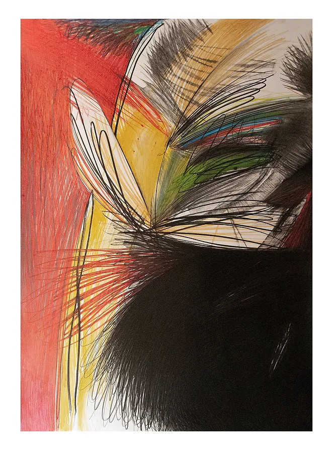 Зображення "Борода" від євген григор'єв, матеріали: папір, графіт, кольорові олівці, медіум: Графіка, місто: Львів, серія: "Приземлення", ціна: €700