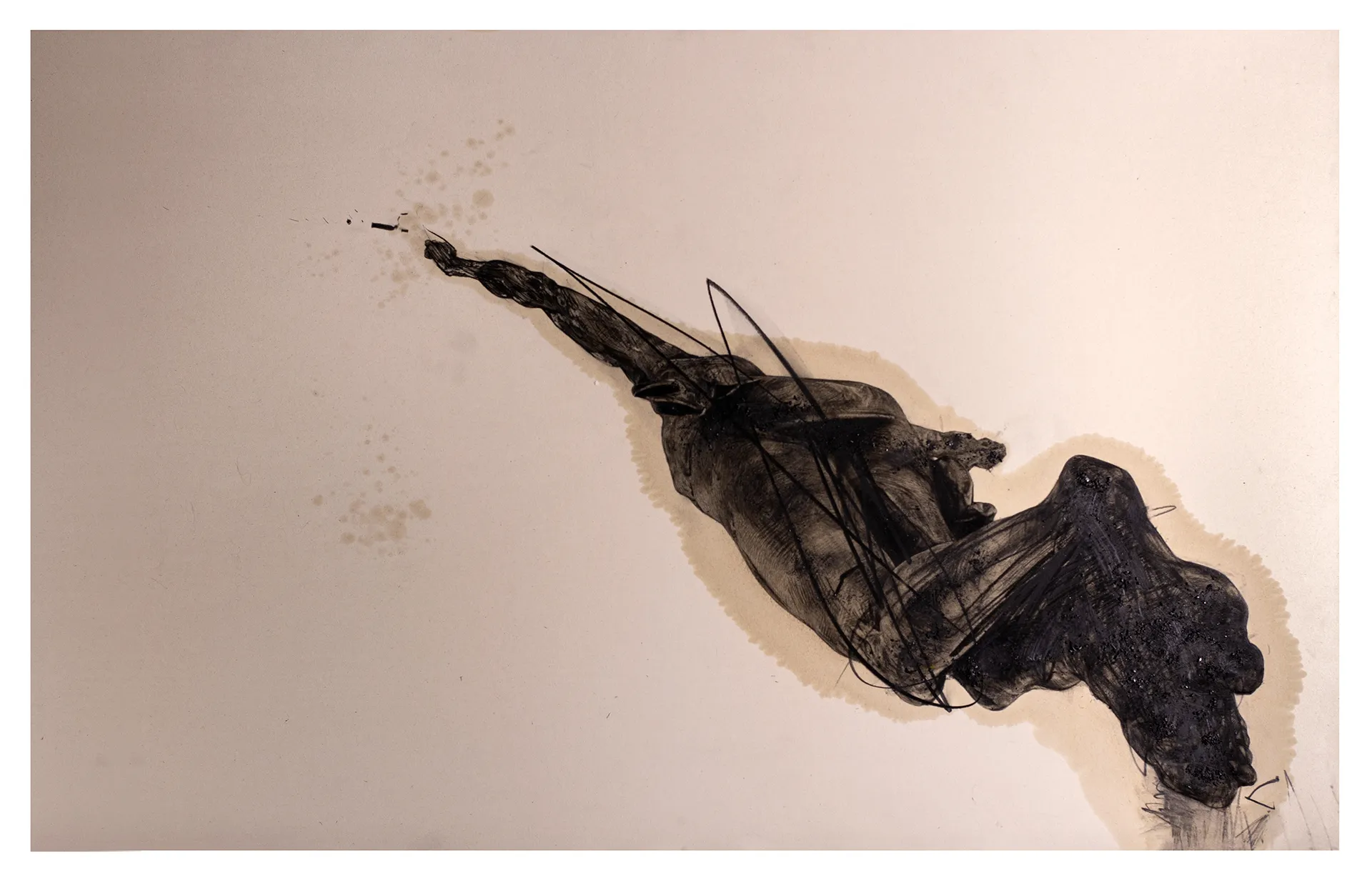 Image of Untitled 5 by Євген Григорʼєв, Graphics medium, part of the посмішка розіп'ятої людини series