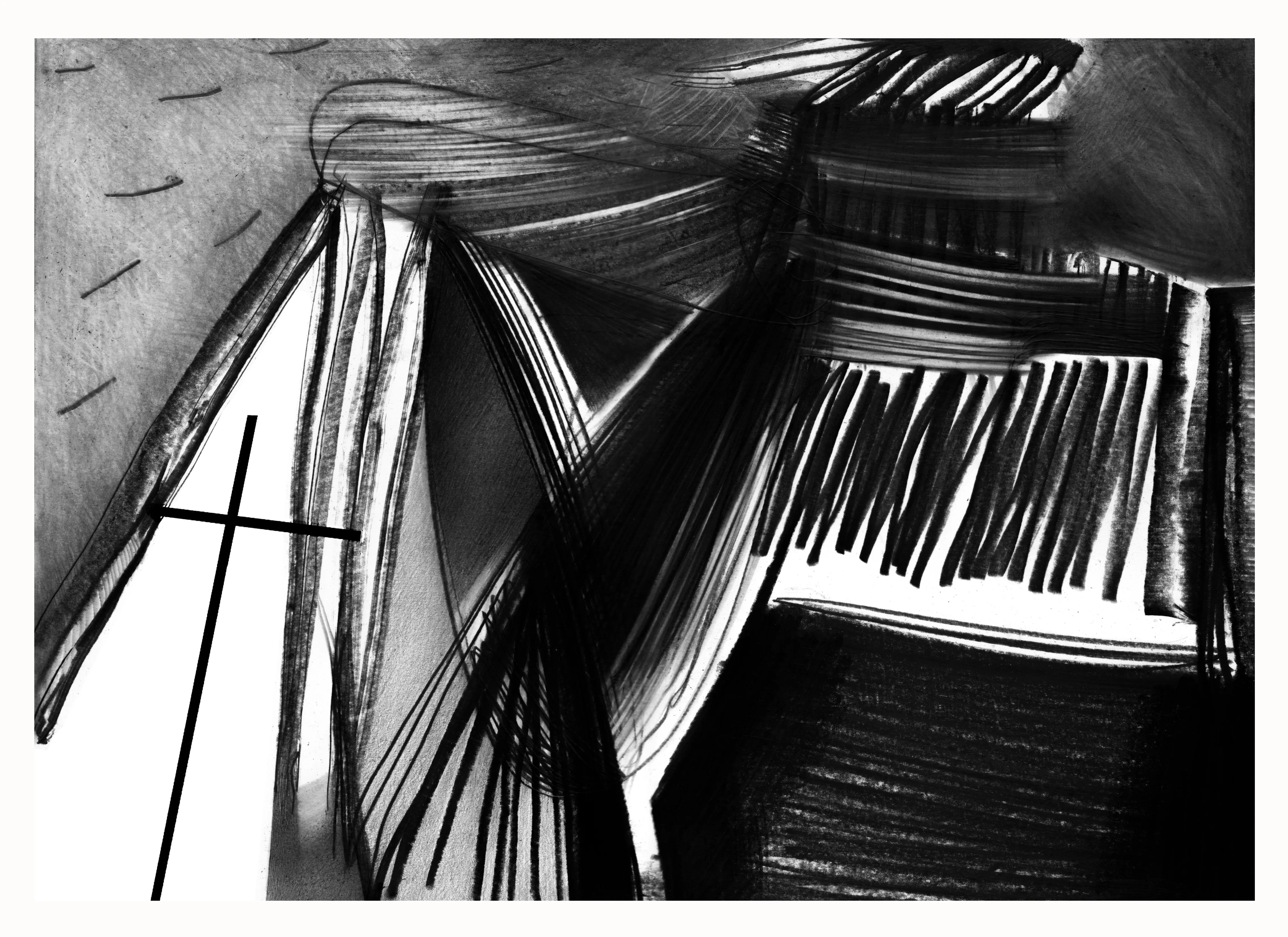 Зображення "1" від євген григор'єв, розмір: А3, матеріали: папір, графіт, медіум: Графіка, місто: Львів, серія: "Чорне,сіре, біле"