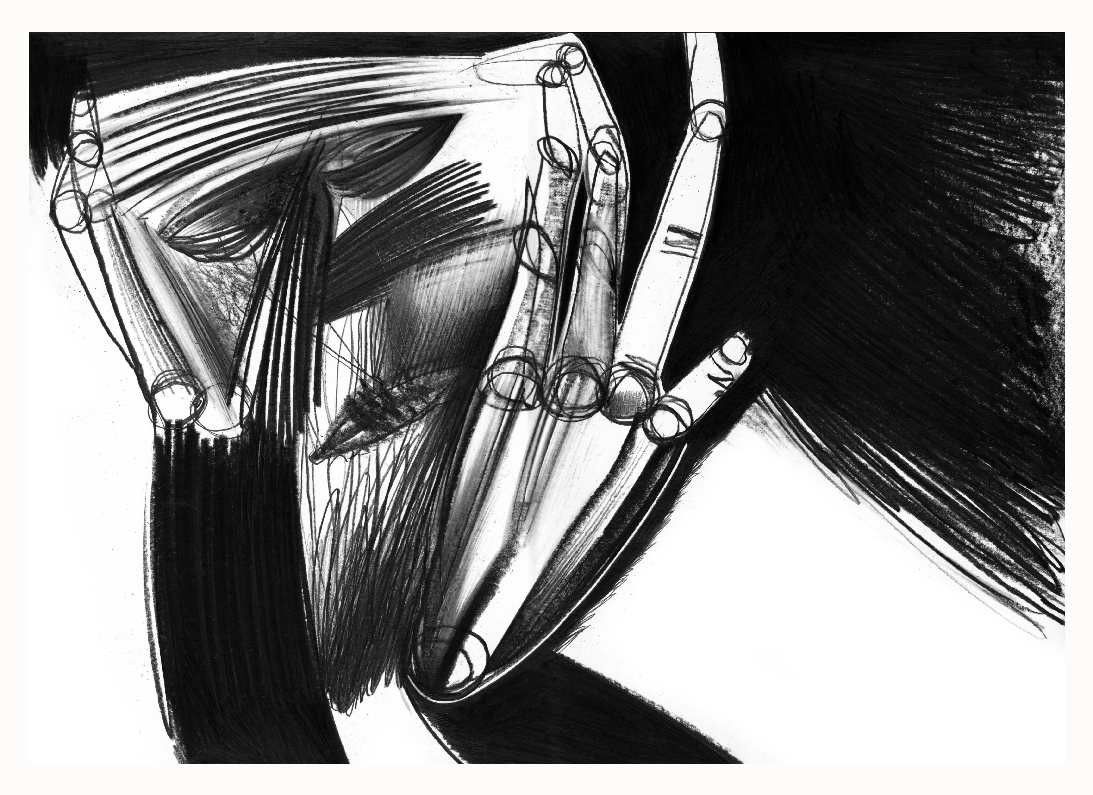 Зображення "6" від євген григор'єв, розмір: А3, матеріали: папір, графіт, медіум: Графіка, місто: Львів, серія: "Чорне,сіре, біле", ціна: €300