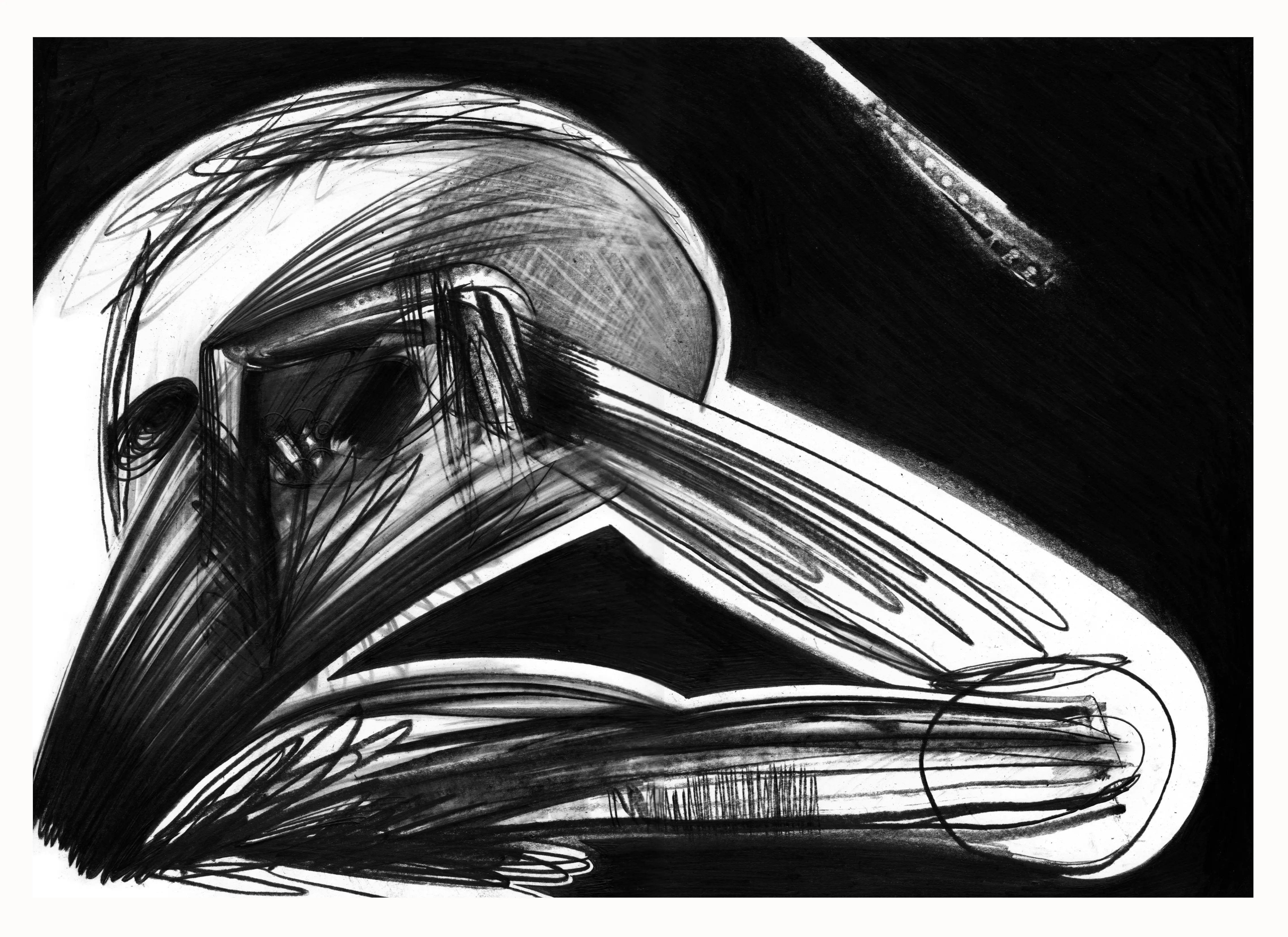 Зображення "8" від євген григор'єв, розмір: А3, матеріали: папір, графіт, медіум: Графіка, місто: Львів, серія: "Чорне,сіре, біле", ціна: €300