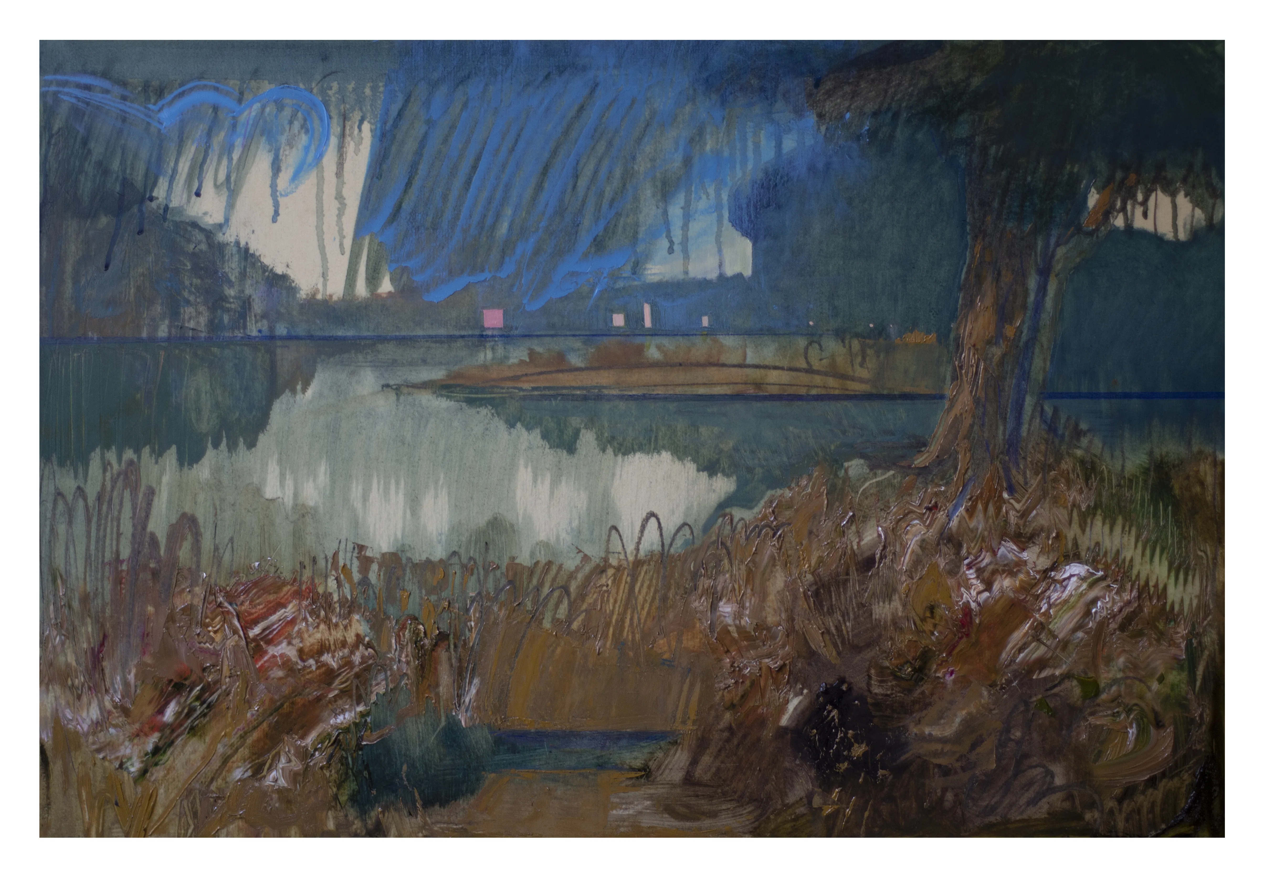 Зображення "109" від євген григор'єв, медіум: Живопис, серія: "Вигадані пейзажі"