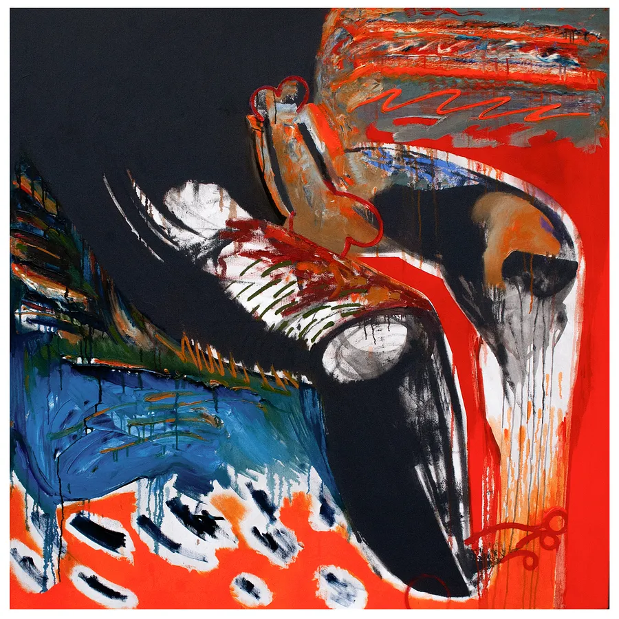 Зображення "Душа" від євген григор'єв, матеріали: Полотно, олія, медіум: Живопис, місто: Львів, серія: "Левітація"