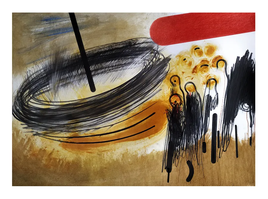 Зображення "Untitled" від євген григор'єв, медіум: Графіка, серія: "Камені у кишенях"